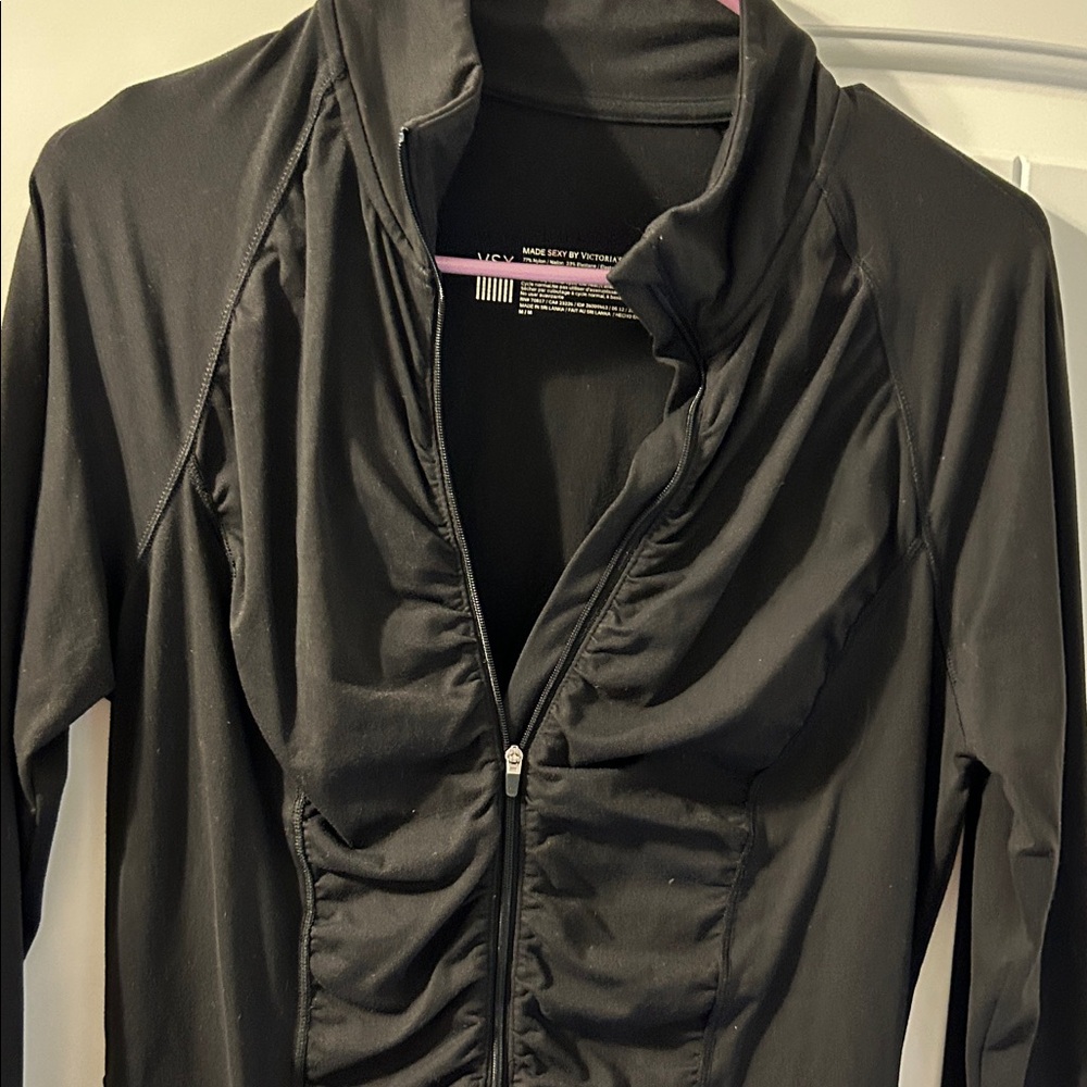 Victoria's Secret Black Bomber Jacket